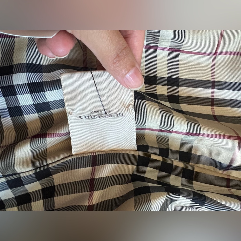 Women's Black Quilted Coat Burberry USA small - Picture 10 of 13